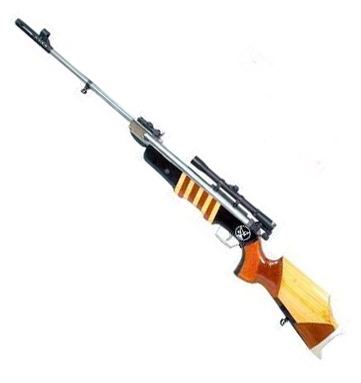 Rifles are used in shooting competitions where participants aim for precision, accuracy, and speed to hit targets at various distances